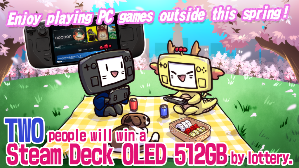 Two people will win a Steam Deck OLED 512GB by lottery! – Steam Deck
